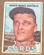 1967 Topps Basbeall #45 Roger Maris St Louis Cardinals picture