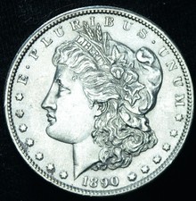 1890-S Morgan Silver Dollar BU Brilliant Uncirculated Great Luster ~ 26071 picture