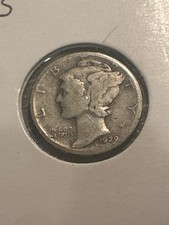 1929-S Mercury Dime - VG/F **Semi-Key: 4,730,000 Minted** picture