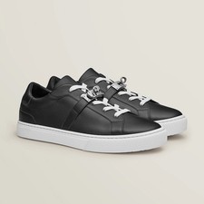 Hermès Men DAY Leather Kelly Bouncing Jet Master Match Kid Get Buckle Sneaker 42 picture