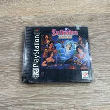 Suikoden Sony PlayStation 1 PS1 1996 Konami Black Label RPG SLUS-00292 Complete picture