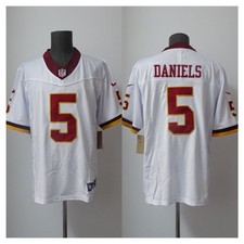 Men's Commanders #5 Jayden Daniels Best-Selling Jersey Stitched White picture