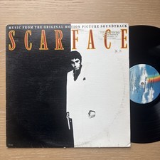 1983 Giorgio Moroder Scarface Original Motion Picture Soundtrack Vinyl LP VG+ picture