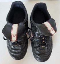 Vintage 2005 Nike Tiempo 750 II Soccer Cleats Black Red Youth Size 2.5Y picture