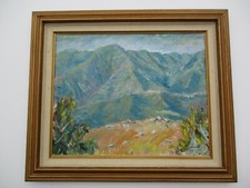 JOHN DOMINIQUE OIL PAINTING CALIFORNIA VIEW IMPRESSIONIST AMERICAN LANDSCAPE  picture