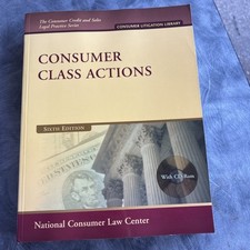 CONSUMER CLASS ACTIONS (THE CONSUMER CREDIT AND SALES By Stuart T. Rossman picture