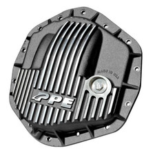 PPE Heavy Duty Cast Aluminum Rear Differential Cover GM Ram 2500 3500 Brushed picture