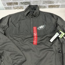 Dunbrooke NFL XL Philadelphia Eagles 1/4 Zip Black picture