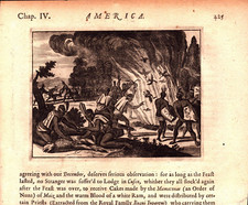 Indigenous Festival-Cusco–1671 Antique Engraving-Ogilby’s America (Montanus) picture