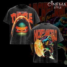 Raphael, Leonardo, Michelangelo, Donatello TMNT Gildan 5000 Cotton T-Shirt picture
