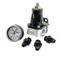 For Aeromotive Compact EFI Bypass Fuel Pressure Regulator Combo Kit 13129 US picture