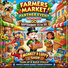 ✅Monopoly_Go💚FARMERS MARKET Partner - 1H-12H Max - Full carry Slot🔥Cheap picture