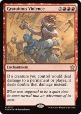 1x Foil Gratuitous Violence - Foundations NM - MTG picture