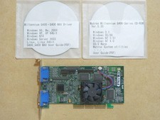 MATROX Millennium G400 MAX DualHead Graphics Card Works Tested From Japan TB00 picture