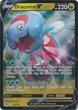 Holo Dracovish V 114/172 Ultra Rare SWSH09: Brilliant Stars picture