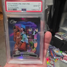 2023 Panini One & One JA MORANT Downtown #1 PSA 10 GEM MINT Memphis Grizzlies picture