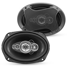 5Core 6x9 Car Speaker Audio Pair 800W 4Ohm 4 Way Coaxial Speaker w Tweeter picture