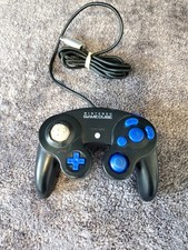 Strange OEM Nintendo GameCube Controller Black DOL-003 Authentic Tested Working picture