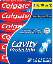 Cavity Protection Fluoride Toothpaste, Mint, 6 Pack, 6 Oz picture