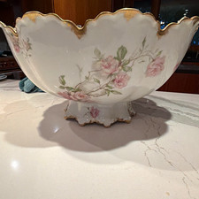 Antique Haviland gold-rimmed punch bowl. 14.5” x 7”. Stunning piece picture