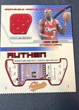 2002-03 Fleer Authentix - Jersey Authentix Lamar Odom #JA-LO Ripped (MEM) picture