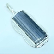 Owhyee Blue Opal Sterling Silver Pendant - Artisan Handcrafted Statement Piece picture