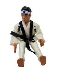 Vintage 1986 Remco Karate Kid Daniel LaRusso Action Figure White Gi 6 Inch picture