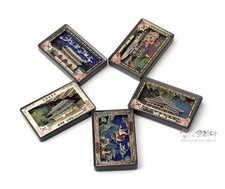 Korean Traditional 3D Fridge Magnet Souvenir Gift Vintage Folk Art Decor (5Pack) picture