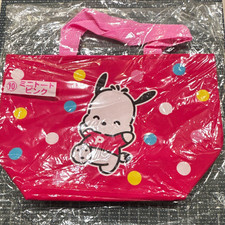 Sanrio Pochacco Mini Tote Bag Pink Polka Dot Polyester Multicolor picture