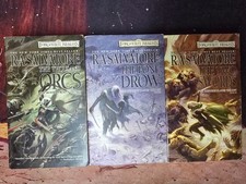 The Hunter's Blade Trilogy by R.A. Salvatore Complete lot 1-3 Forgotten Realms picture