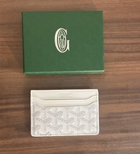 Goyard Saint Sulpice Card Holder, White leather picture