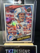 2026 Tkzdesigns Throwback Rookie Dan Marino DM1 Miami Dolphins picture