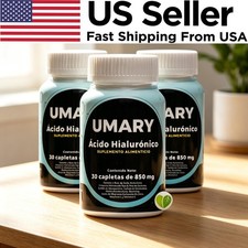 3 bottles Hyaluronic Acid 30 Capsules 850mg Daily Health Supplement New-- picture
