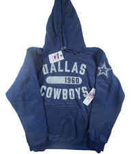 Dallas Cowboys Champion NFL Hoodie Navy Blue 1960 Men's S, M, L, & 2XL - NWT picture