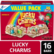 Lucky Charms Cereal Treat Bars, Snack Bars, Value Pack, 16 Count, 13.6 oz picture