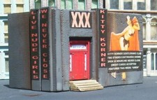 Downtown Deco N Scale Building Kit Kitty Korner XXX Club  picture