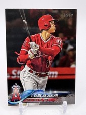 Topps 2018 Update Series Shohei Ohtani Angels #US189 3-Game HR Streak picture