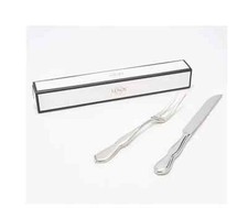 Lenox Fine Stainless Flatware, ARCHDALE 2pc Carving Knife & Fork Set - *NEW* picture