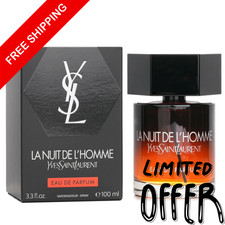 -Yves Saint Laurent- La Nuit De L'Homme EDP Spray 3.3 oz / 100 ml, Sealed picture