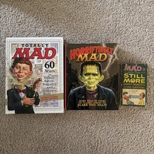 MAD Magazine Book Lot of 3 Al Jaffee Totally MAD Horrifyingly MAD  picture