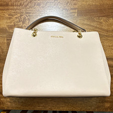 Michael Kors Susannah Large Tote Pink Gold Hardware Snap/Zip Inner Pockets picture