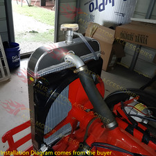 Aluminum 3 Row Tractor Radiator For Ford 2N 8N 9N Model 8N8005 w/ Radiator Cap picture