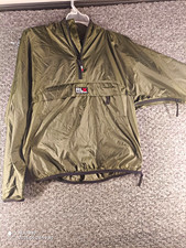 Polo Sport Ralph Lauren Men’s Green Hooded Anorak 1/2 Zip Pockets L picture