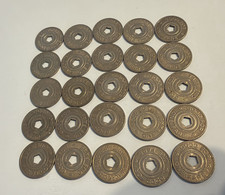 25 Vintage NYC Subway Tokens Five Borough Pentagon Cutout NYCTA 1995-2003 picture