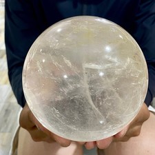 5.26LB Natural White Crystal Clear Quartz Crystal Sphere Ball Healing picture