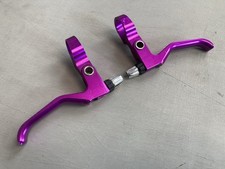 VINTAGE 1995 PAUL COMPONENTS PURPLE LOVE LEVERS MTB BRAKE LEVERS FOR CANTILEVER picture
