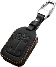 2019-2023 GMC Sierra 1500 2500HD 3500HD Terrain Leather Key Fob Cover 5 Buttons picture