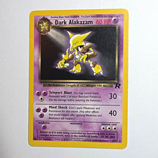 Wizards of the Coast Team Rocket Dark Alakazam 18/82 Rare Regular ENG 60HP picture