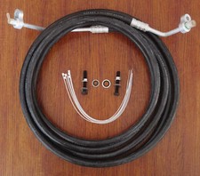 2002-09 Trailblazer & Envoy EXT Rear Aux High Pressure A/C Hose Line picture