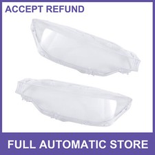 Headlight Clear Lens Cover TWO Custom for BMW 3 Series F30 2016-2018 63117419630 picture